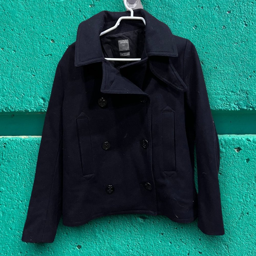GAP Black Pea Coat for Men